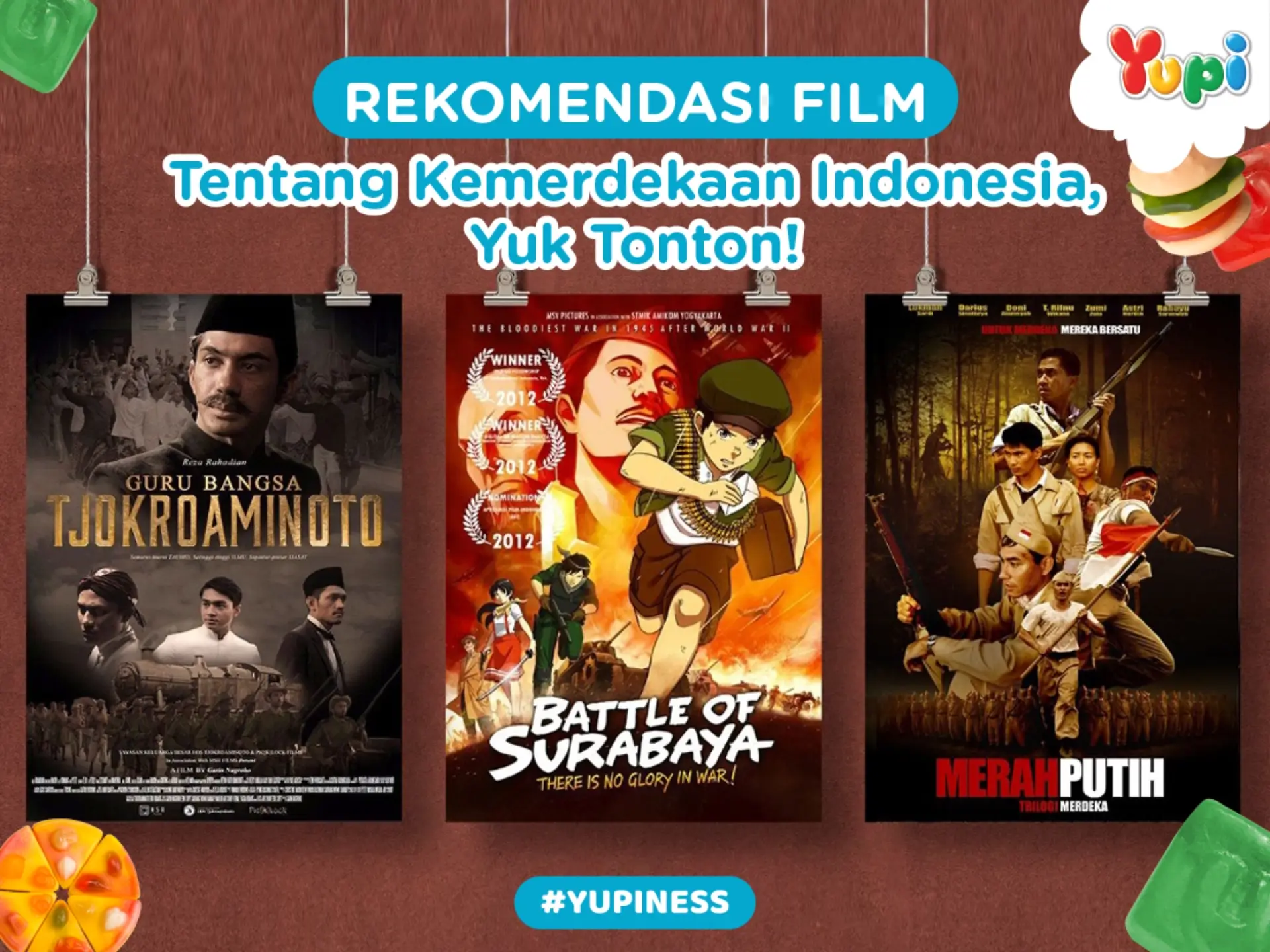 13 Rekomendasi Film Tentang Kemerdekaan Indonesia Yupi